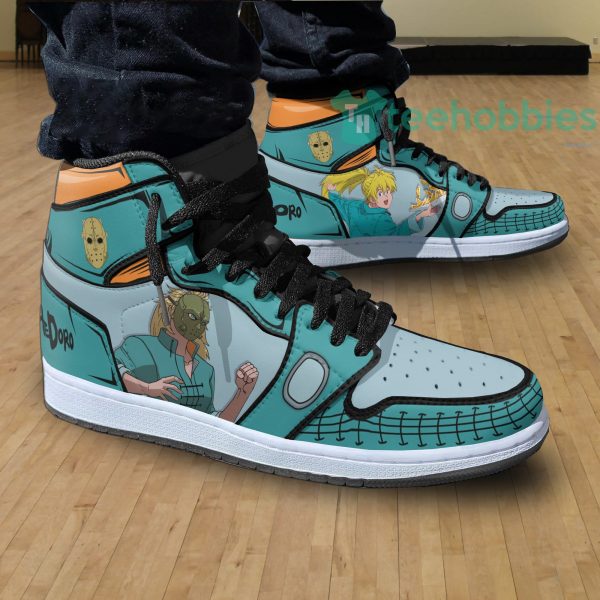 nikaido anime custom dorohedoro air jordan hightop shoes 4 Kdh1M 600x600px Nikaido Anime Custom Dorohedoro Air Jordan Hightop Shoes