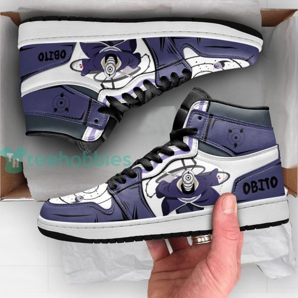 ninja obito sneakers naruto anime custom air jordan hightop shoes 4 lKn7f 600x600px Ninja Obito Sneakers Naruto Anime Custom Air Jordan Hightop Shoes