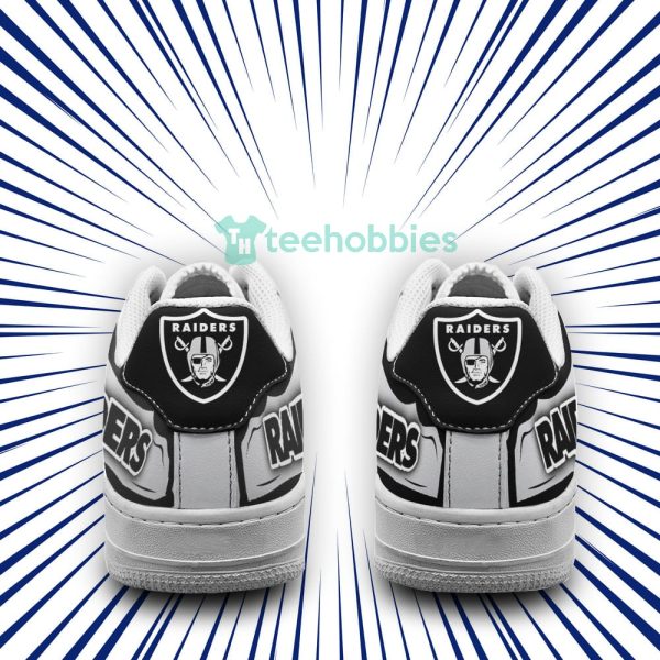 oakland raiders team simple style air force shoes for fans 3 MotzE 600x600px Oakland Raiders Team Simple Style Air Force Shoes For Fans