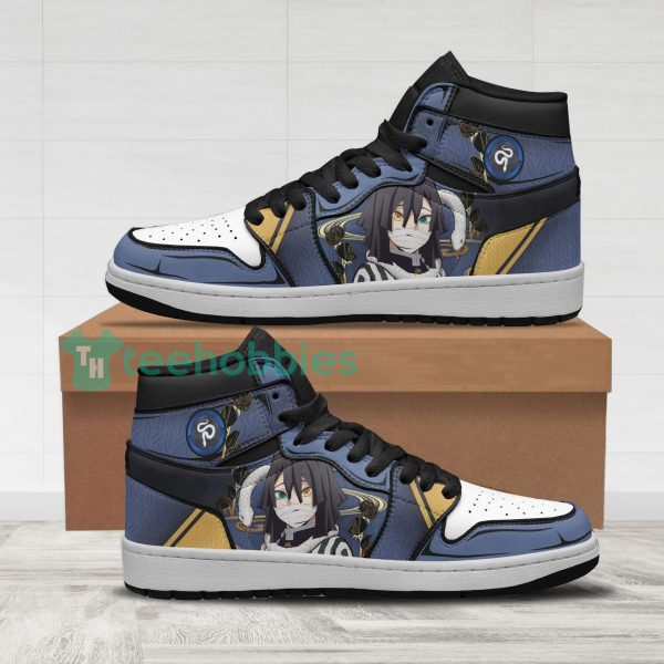 obanai iguro custom demon slayer air jordan hightop shoes 1 mIRLP 600x600px Obanai Iguro Custom Demon Slayer Air Jordan Hightop Shoes