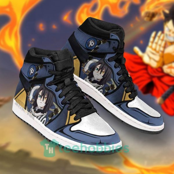 obanai iguro custom demon slayer air jordan hightop shoes 2 5quLm 600x600px Obanai Iguro Custom Demon Slayer Air Jordan Hightop Shoes