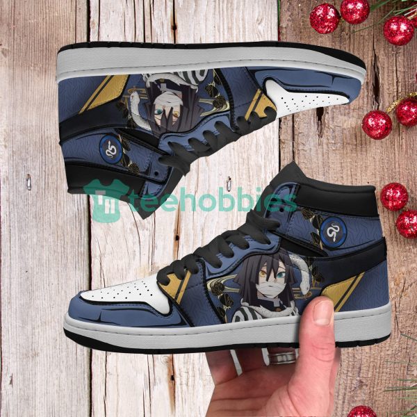 obanai iguro custom demon slayer air jordan hightop shoes 4 3NmpL 600x600px Obanai Iguro Custom Demon Slayer Air Jordan Hightop Shoes