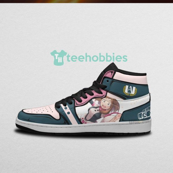 ochaco uraraka custom my hero academia anime air jordan hightop shoes 3 MFIAr 600x600px Ochaco Uraraka Custom My Hero Academia Anime Air Jordan Hightop Shoes