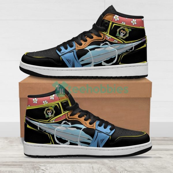 one piece sneakers brook sword custom air jordan hightop shoes 1 J8Jc8 600x600px One Piece Sneakers Brook Sword Custom Air Jordan Hightop Shoes