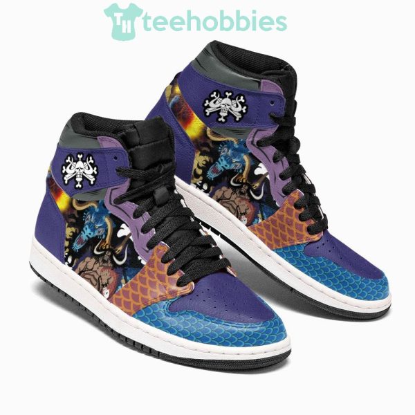 one piece sneakers kaido custom air jordan hightop shoes 2 gzypS 600x600px One Piece Sneakers Kaido Custom Air Jordan Hightop Shoes