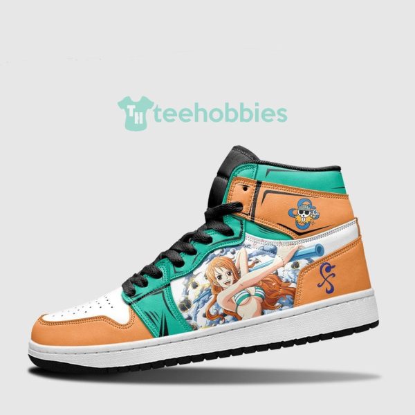 one piece sneakers nami custom air jordan hightop shoes 3 MuYu9 600x600px One Piece Sneakers Nami Custom Air Jordan Hightop Shoes