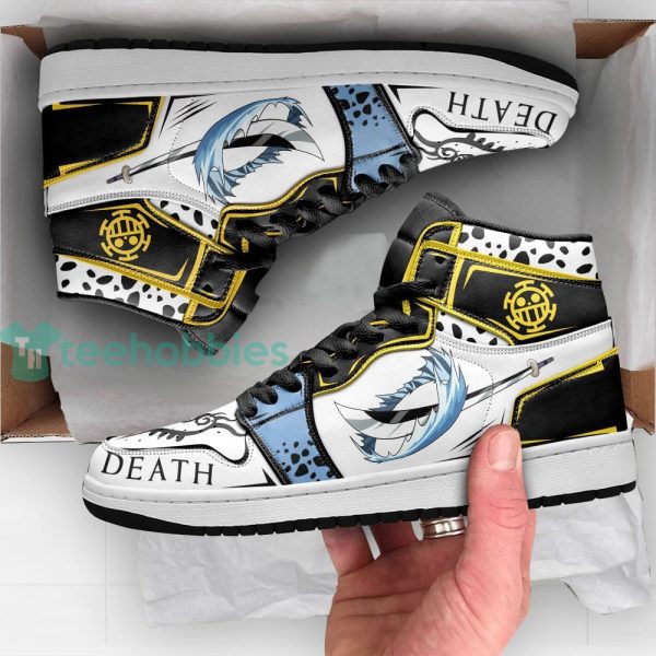 one piece sneakers trafalgar law room custom air jordan hightop shoes 4 8EAXN 600x600px One Piece Sneakers Trafalgar Law Room Custom Air Jordan Hightop Shoes