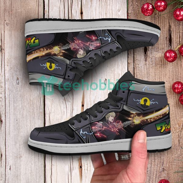 one punch man anime genos custom air jordan hightop shoes 3 yPWHV 600x600px One Punch Man Anime Genos Custom Air Jordan Hightop Shoes