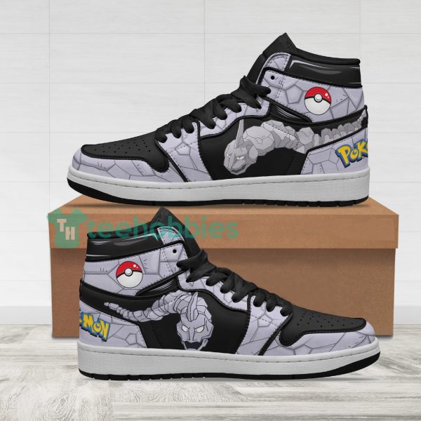 onix fans custom pokemon anime air jordan hightop shoes 1 npvWL 600x600px Onix Fans Custom Pokemon Anime Air Jordan Hightop Shoes