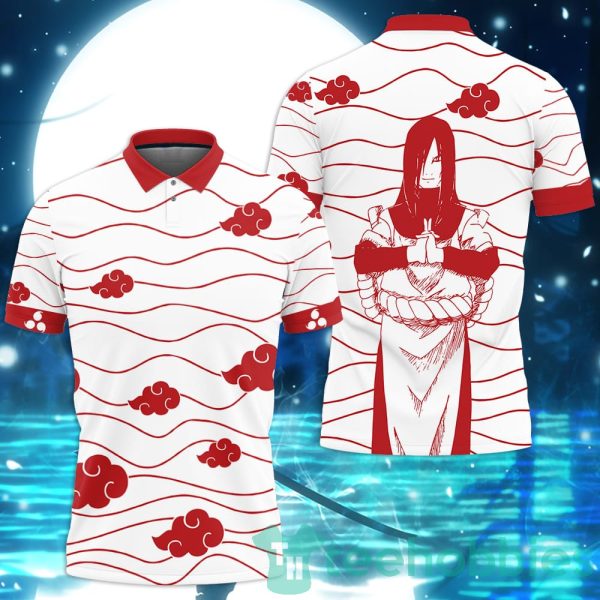 orochimaru akatsuki custom anime white polo shirt for men and women 1 fsggp 600x600px Orochimaru Akatsuki Custom Anime White Polo Shirt For Men And Women