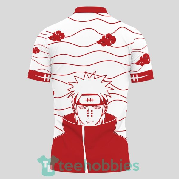 pain akatsuki custom anime white polo shirt for men and women 3 nb5p2 600x600px Pain Akatsuki Custom Anime White Polo Shirt For Men And Women