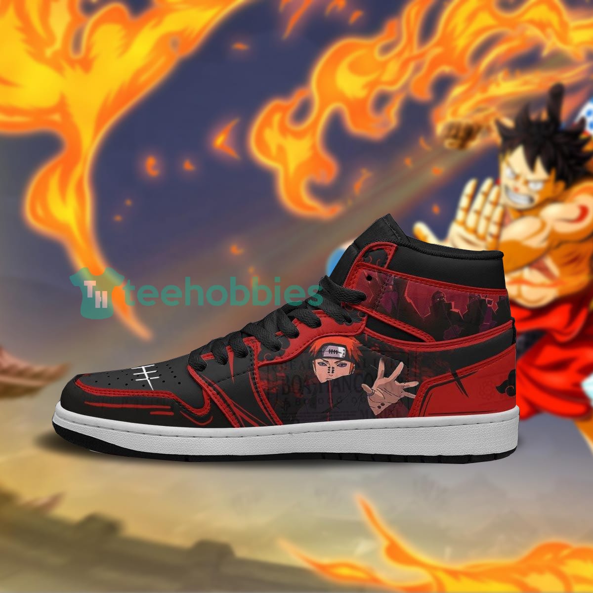 Nagato Custom Naruto Anime Slip On Shoes