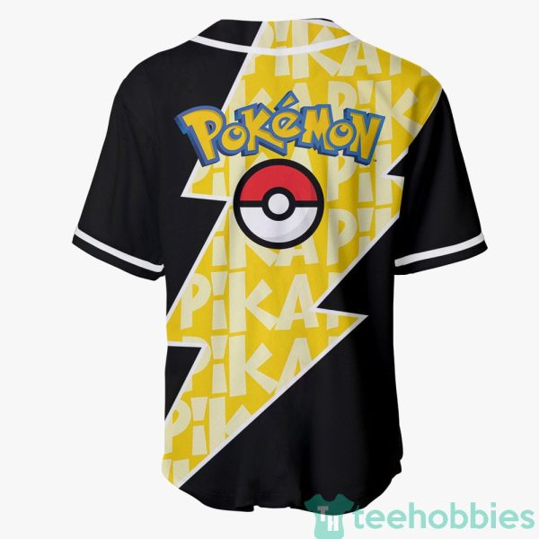 pikachu custom pokemon anime jersey baseball shirt for fans 3 05Rx9 600x600px Pikachu Custom Pokemon Anime Jersey Baseball Shirt For Fans