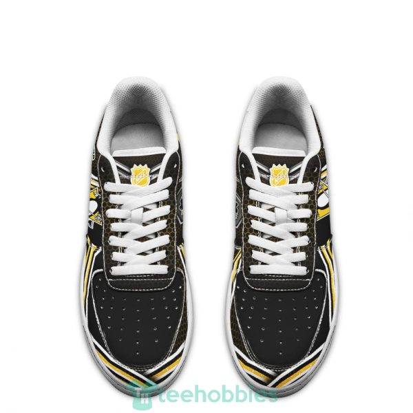 pittsburgh penguins logo and striped style air force shoes for fans 2 wwDGp 600x600px Pittsburgh Penguins Logo And Striped Style Air Force Shoes For Fans