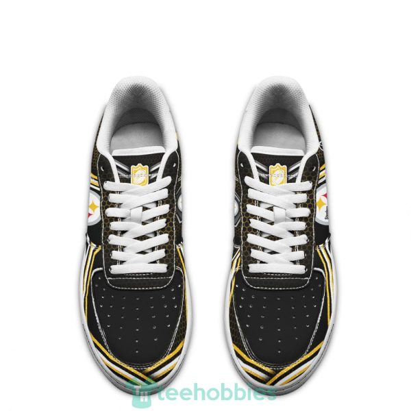 pittsburgh steelers logo and striped style air force shoes for fans 2 PR58Z 600x600px Pittsburgh Steelers Logo And Striped Style Air Force Shoes For Fans
