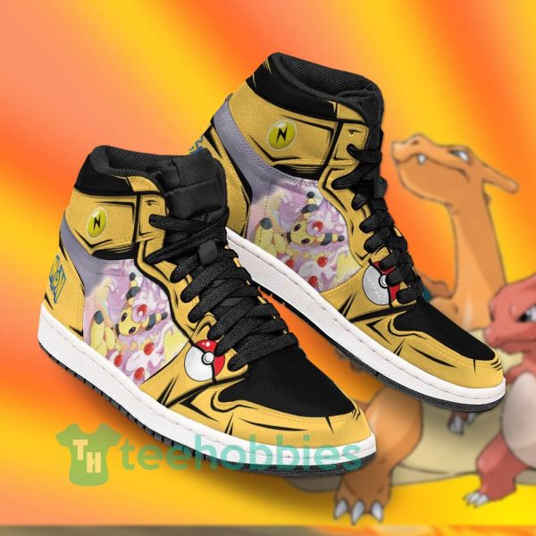 pokemon ampharos fans custom anime air jordan hightop shoes 2 t2v5x 600x600px Pokemon Ampharos Fans Custom Anime Air Jordan Hightop Shoes