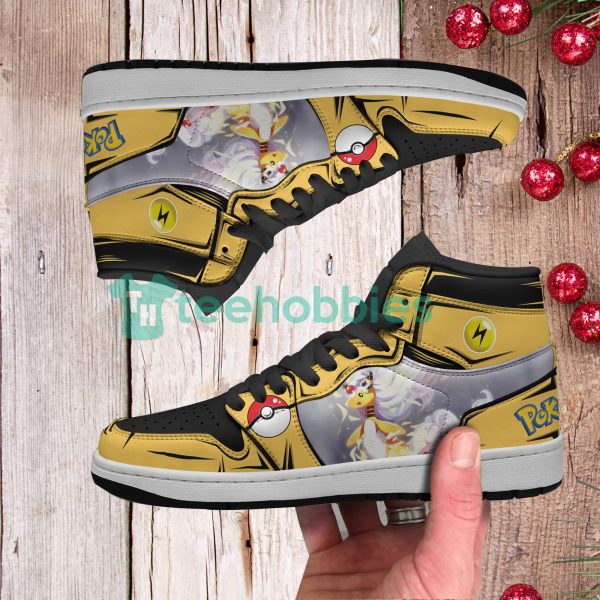 pokemon ampharos fans custom anime air jordan hightop shoes 4 rNFSW 600x600px Pokemon Ampharos Fans Custom Anime Air Jordan Hightop Shoes