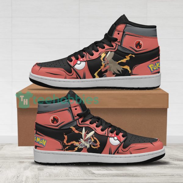 pokemon blaziken fans custom anime air jordan hightop shoes 1 6NYRg 600x600px Pokemon Blaziken Fans Custom Anime Air Jordan Hightop Shoes