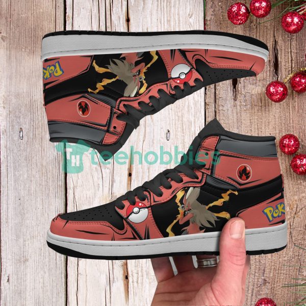 pokemon blaziken fans custom anime air jordan hightop shoes 4 pMJWd 600x600px Pokemon Blaziken Fans Custom Anime Air Jordan Hightop Shoes
