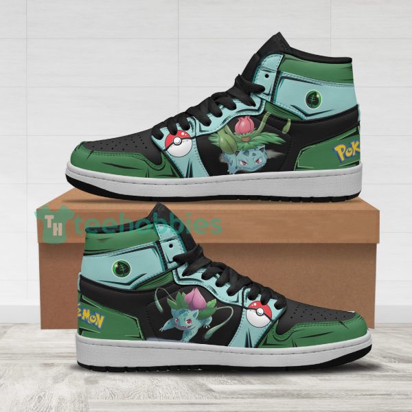 pokemon bulbasaur fans custom anime air jordan hightop shoes 1 X6uFX 600x600px Pokemon Bulbasaur Fans Custom Anime Air Jordan Hightop Shoes