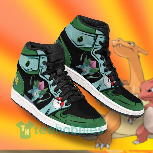 pokemon bulbasaur fans custom anime air jordan hightop shoes 2 88IzR 600x600px Pokemon Bulbasaur Fans Custom Anime Air Jordan Hightop Shoes