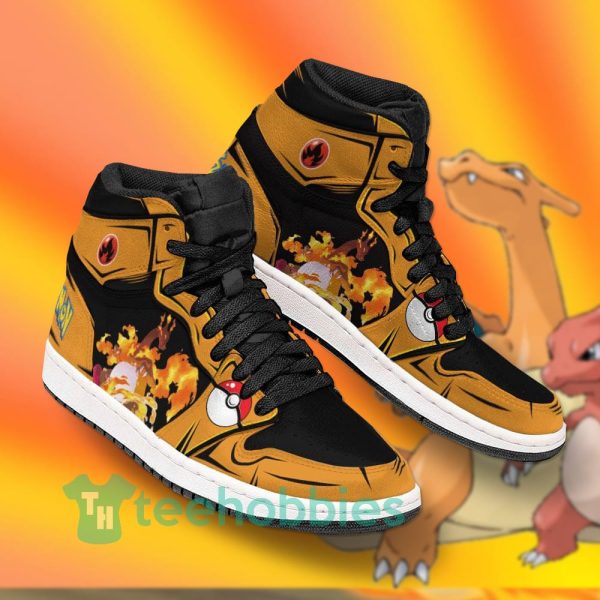 pokemon charizard fans custom anime air jordan hightop shoes 2 ZBO4T 600x600px Pokemon Charizard Fans Custom Anime Air Jordan Hightop Shoes