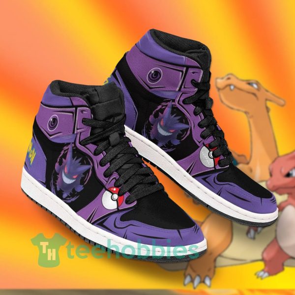 pokemon gengar fans custom anime air jordan hightop shoes 2 EjnqK 600x600px Pokemon Gengar Fans Custom Anime Air Jordan Hightop Shoes