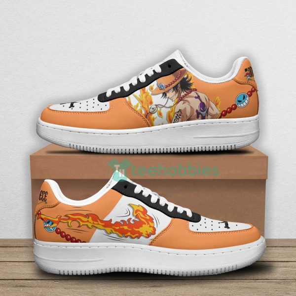 portgas d ace custom one piece anime for fans air force shoes 1 G5uC4 600x600px Portgas D Ace Custom One Piece Anime For Fans Air Force Shoes