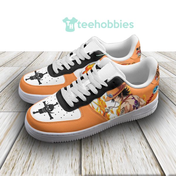 portgas d ace custom one piece anime for fans air force shoes 2 VRLBd 600x600px Portgas D Ace Custom One Piece Anime For Fans Air Force Shoes