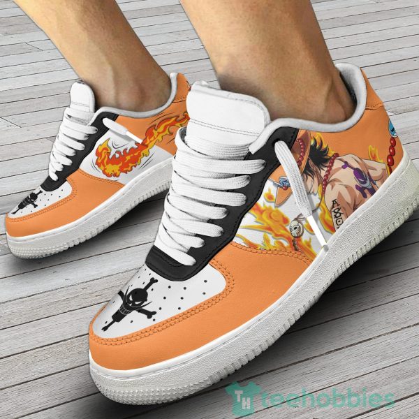 portgas d ace custom one piece anime for fans air force shoes 4 9ZKR6 600x600px Portgas D Ace Custom One Piece Anime For Fans Air Force Shoes