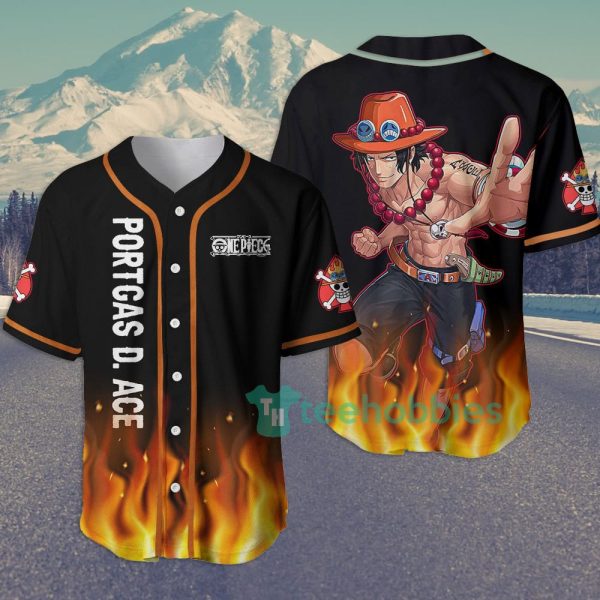 portgas d ace custom op anime jersey baseball shirt for fans 1 sLrdP 600x600px Portgas D Ace Custom OP Anime Jersey Baseball Shirt For Fans