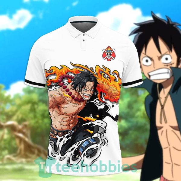 portgas d ace polo shirt custom anime one piece for anime fans 2 8aV7Z 600x600px Portgas D Ace Polo Shirt Custom Anime One Piece For Anime Fans