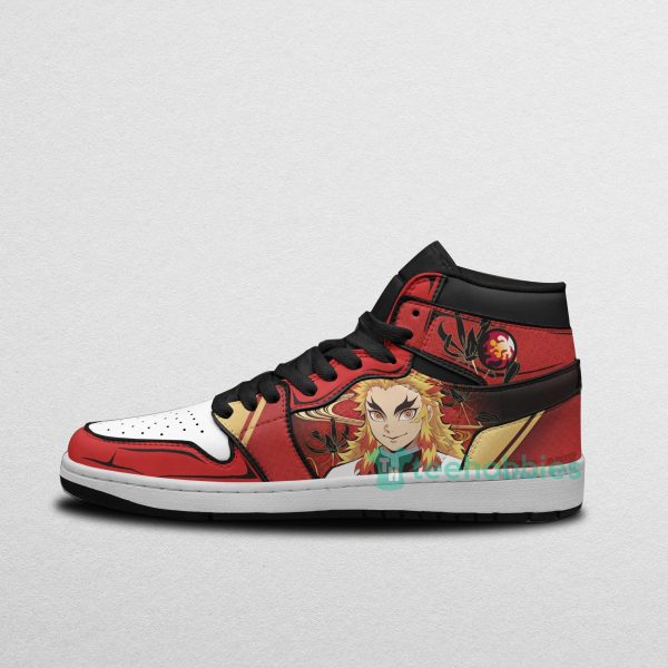 rengoku anime custom anime air jordan hightop shoes 3 QcMF8 600x600px Rengoku Anime Custom Anime Air Jordan Hightop Shoes