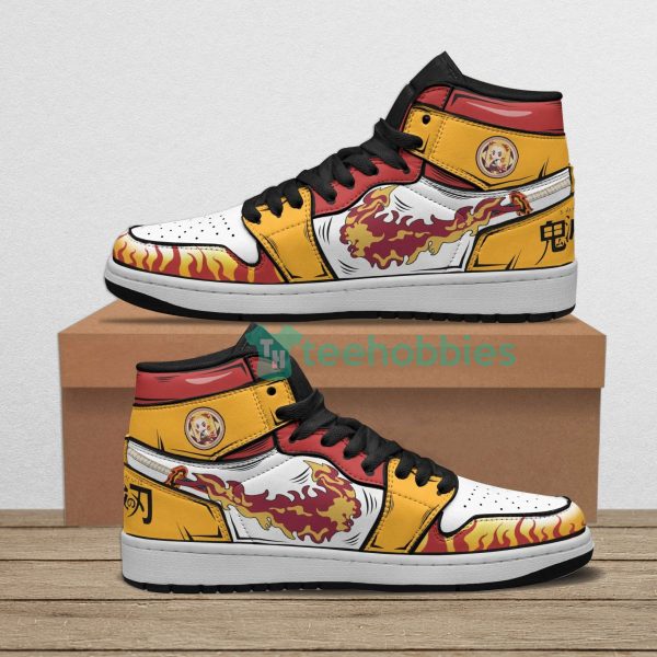 rengoku cosplay anime anime air jordan hightop shoes 1 1dJ30 600x600px Rengoku Cosplay Anime Anime Air Jordan Hightop Shoes