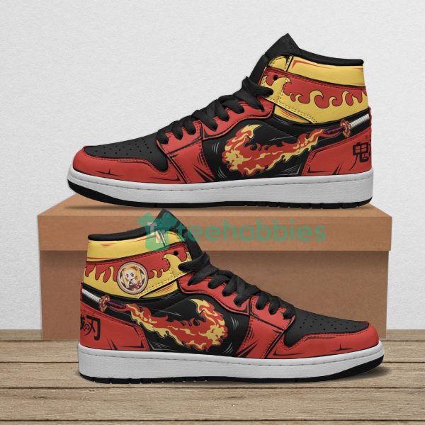 rengoku cosplay anime costume fire breathing air jordan hightop shoes 1 wf4ha 600x600px Rengoku Cosplay Anime Costume Fire Breathing Air Jordan Hightop Shoes