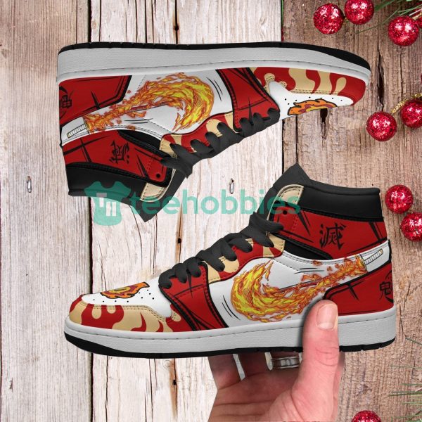 rengoku demon slayers anime air jordan hightop shoes 3 EnaRJ 600x600px Rengoku Demon Slayers Anime Air Jordan Hightop Shoes