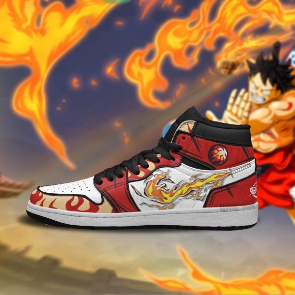 rengoku giyu demon slayer anime air jordan hightop shoes 3 6rVfb 600x600px Rengoku Giyu Demon Slayer Anime Air Jordan Hightop Shoes