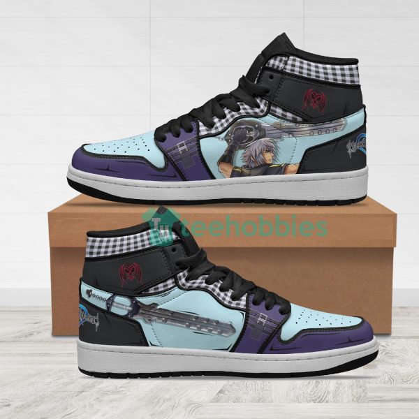 riku anime custom kingdom hearts air jordan hightop shoes 1 1Hacn 600x600px Riku Anime Custom Kingdom Hearts Air Jordan Hightop Shoes