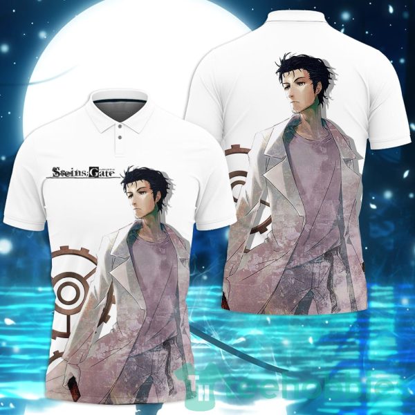 rintarou okabe steins gate custom anime polo shirt for men and women 1 FlpeL 600x600px Rintarou Okabe Steins Gate Custom Anime Polo Shirt For Men And Women