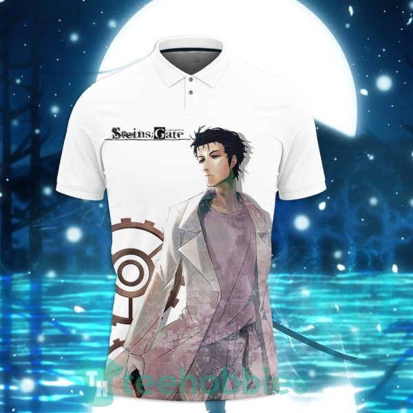 rintarou okabe steins gate custom anime polo shirt for men and women 2 RNx8v 600x600px Rintarou Okabe Steins Gate Custom Anime Polo Shirt For Men And Women