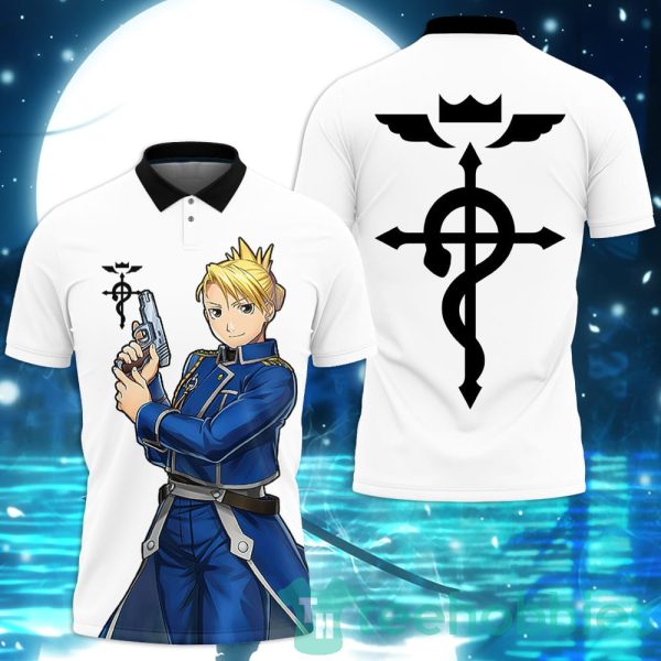 riza hawkeye custom fullmetal alchemist anime polo shirt for men and women 1 gpy3N 600x600px Riza Hawkeye Custom Fullmetal Alchemist Anime Polo Shirt For Men And Women