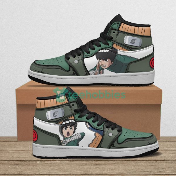 rock lee custom naruto anime air jordan hightop shoes 1 osiip 600x600px Rock Lee Custom Naruto Anime Air Jordan Hightop Shoes