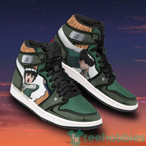 rock lee custom naruto anime air jordan hightop shoes 3 wXY6o 600x600px Rock Lee Custom Naruto Anime Air Jordan Hightop Shoes