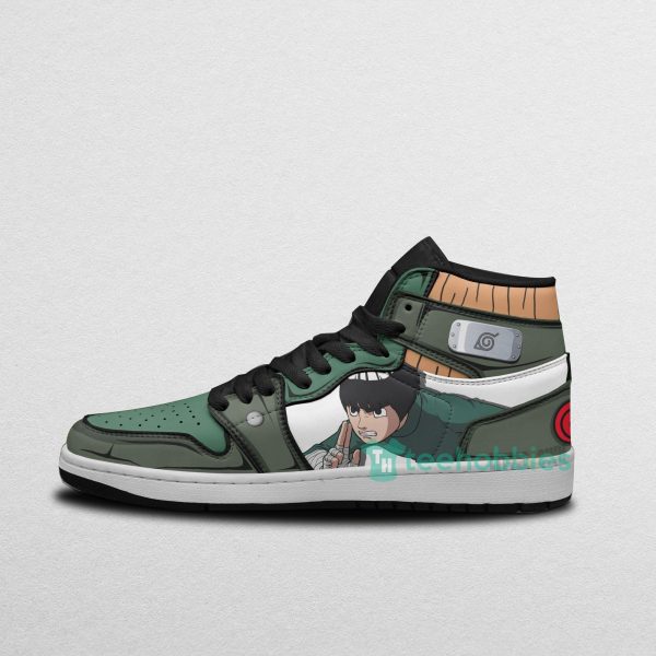rock lee custom naruto anime air jordan hightop shoes 4 rcnU4 600x600px Rock Lee Custom Naruto Anime Air Jordan Hightop Shoes
