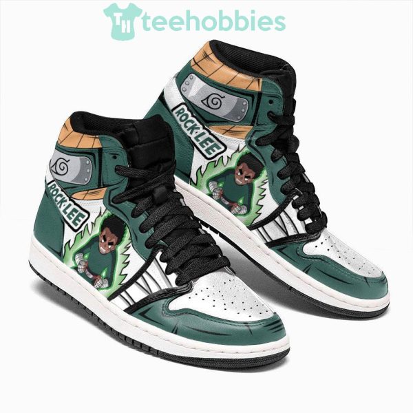 rock lee sneakers custom taijutsu expert anime naruto air jordan hightop shoes 2 5hUpa 600x600px Rock Lee Sneakers Custom Taijutsu Expert Anime Naruto Air Jordan Hightop Shoes