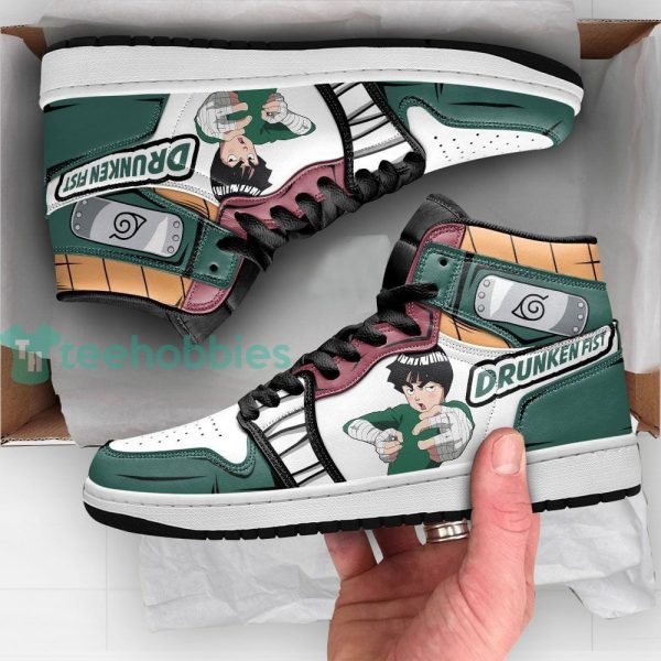 rock lee sneakers drunken fist naruto anime custom air jordan hightop shoes 4 9VHgh 600x600px Rock Lee Sneakers Drunken Fist Naruto Anime Custom Air Jordan Hightop Shoes