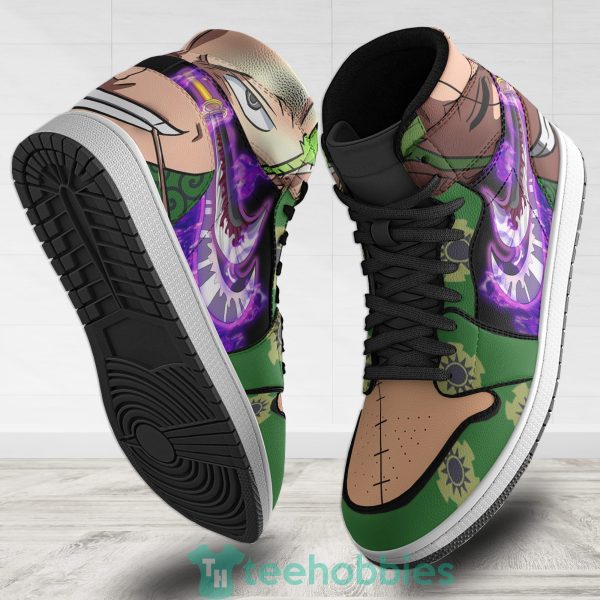 roronoa zoro wano arc custom one piece anime air hightop shoes 2 JlogN 600x600px Roronoa Zoro Wano Arc Custom One Piece Anime Air Hightop Shoes