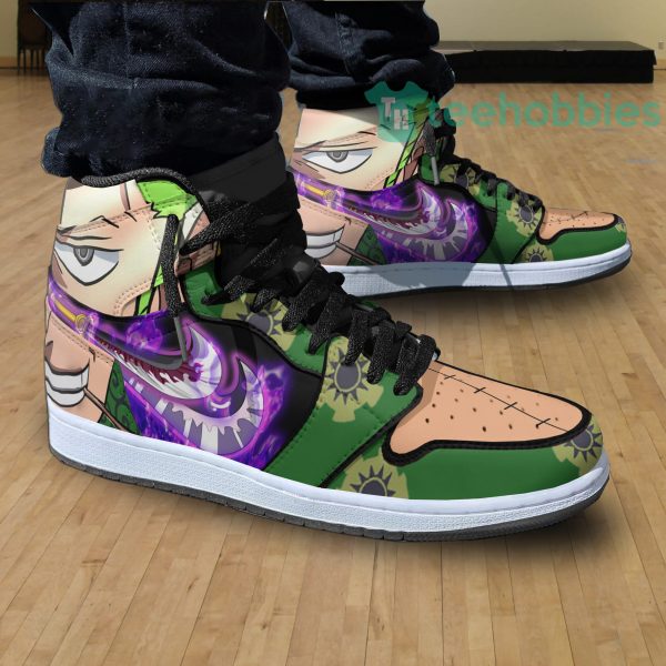roronoa zoro wano arc custom one piece anime air hightop shoes 3 9Ye1O 600x600px Roronoa Zoro Wano Arc Custom One Piece Anime Air Hightop Shoes