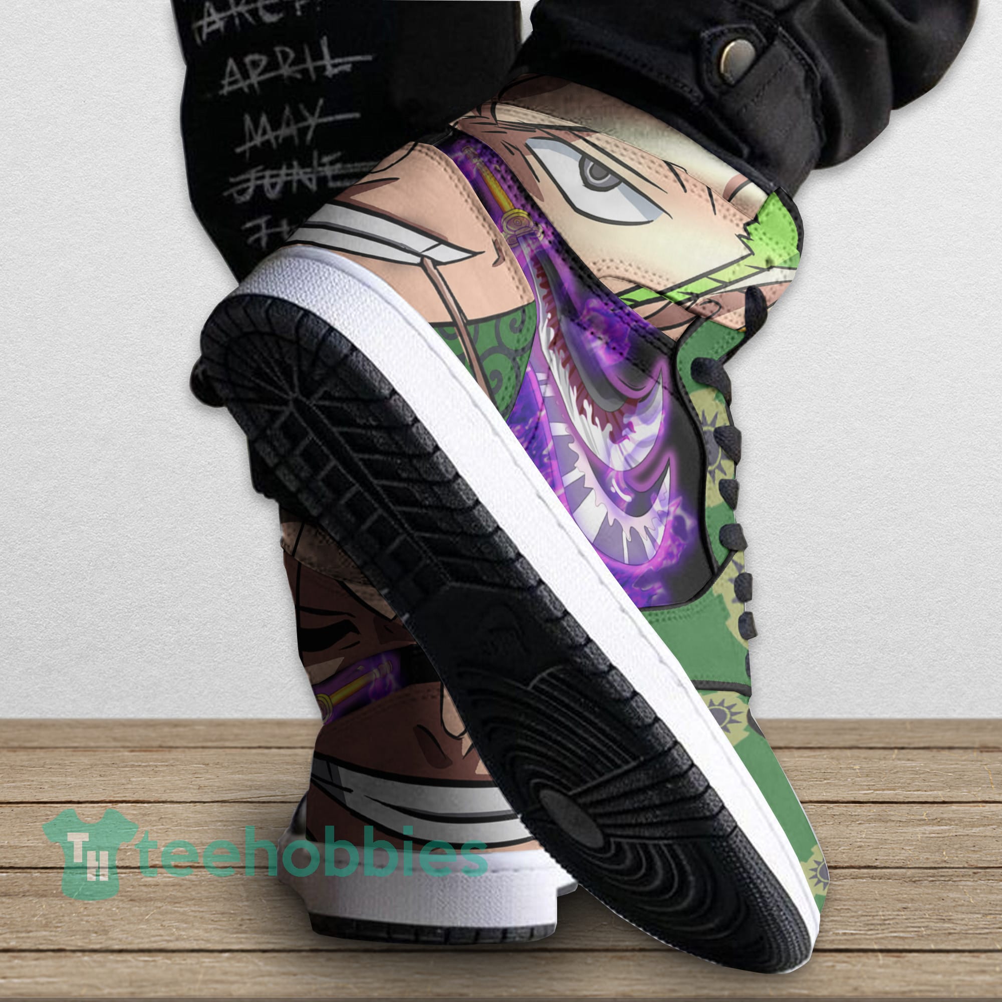 Wano Zoro Enma Blade Air Force Shoes - One Piece Universe Store