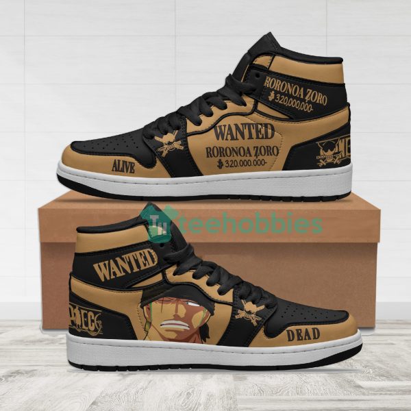 roronoa zoro wanted custom one piece anime air hightop shoes 1 ykK6P 600x600px Roronoa Zoro Wanted Custom One Piece Anime Air Hightop Shoes